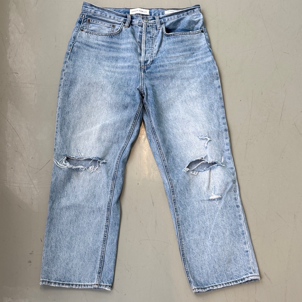 Denim Forum The Joni High Rise Loose 26L Jeans Size 29